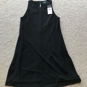 NWT LAUREN RALPH LAUREN black dress Size 6